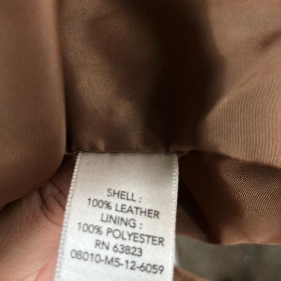 Christopher & Banks Leather Jacket - Picture 4 of 4